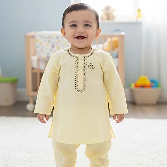Eid Kurta Shalwar Set Boys 1-5 Years